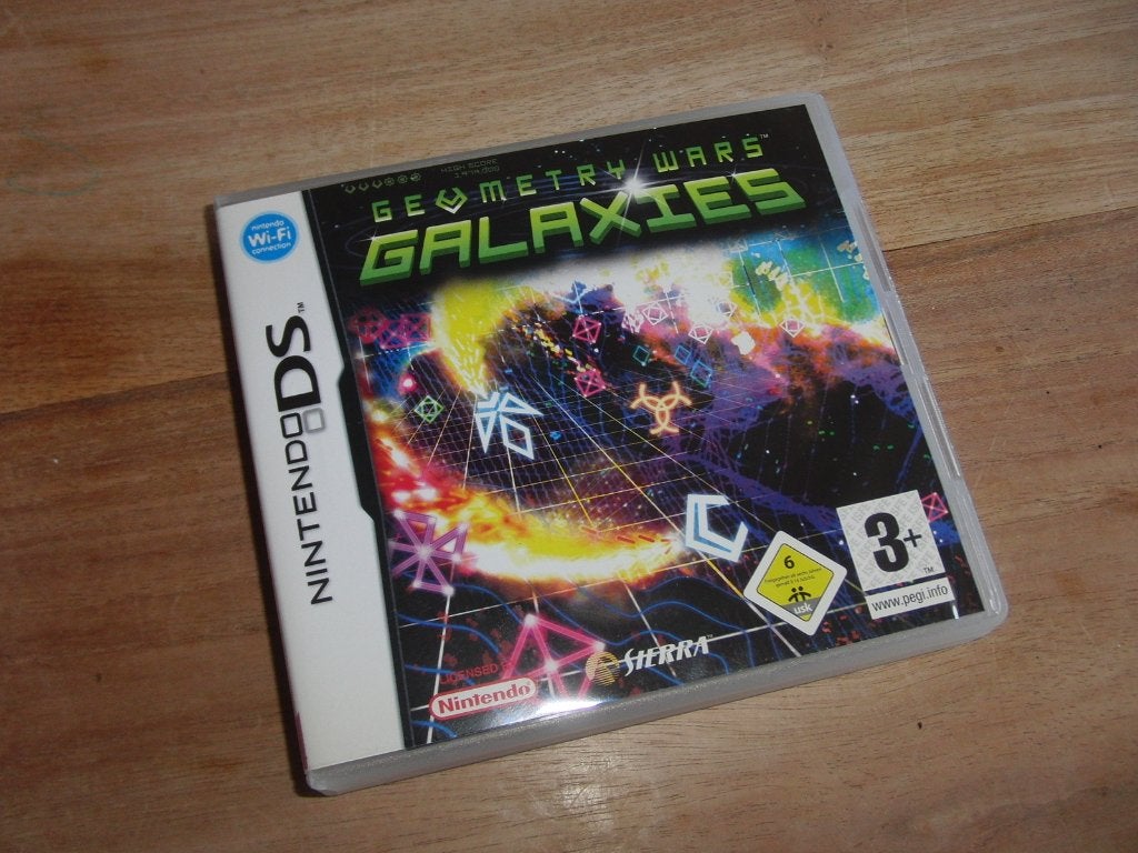 Geometry Wars: Galaxies (Nintendo DS) – in Doos (CIB), Spelcomputers en Games, Shooter, 1 speler, Ophalen of Verzenden, Zo goed als nieuw