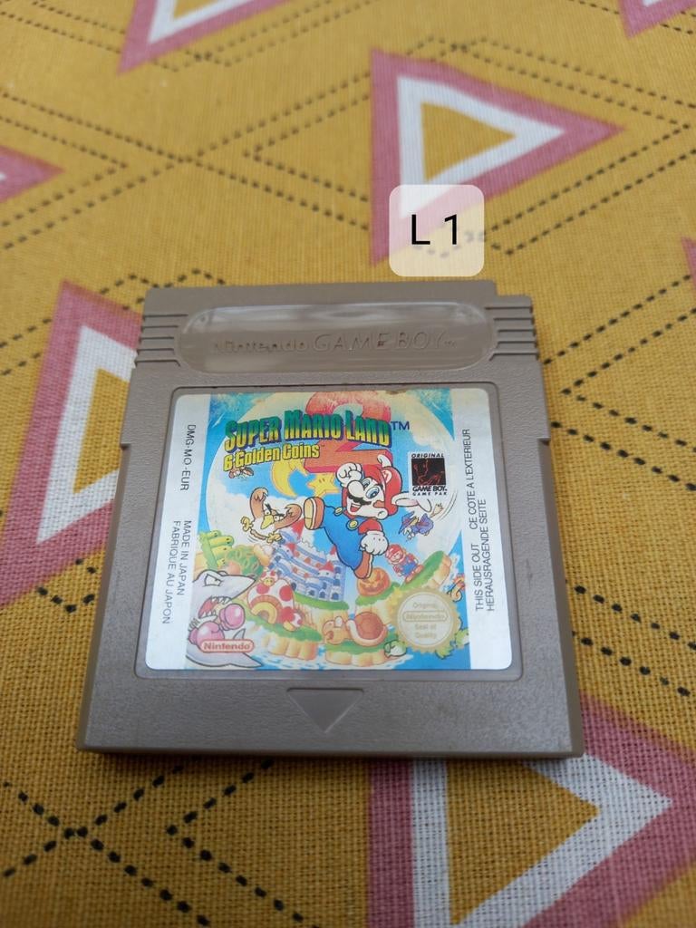 Gameboyspel L1 t/m L4. Super Mario Land, 6 Golden coins., Avontuur en Actie, Gebruikt, 1 speler, Ophalen of Verzenden