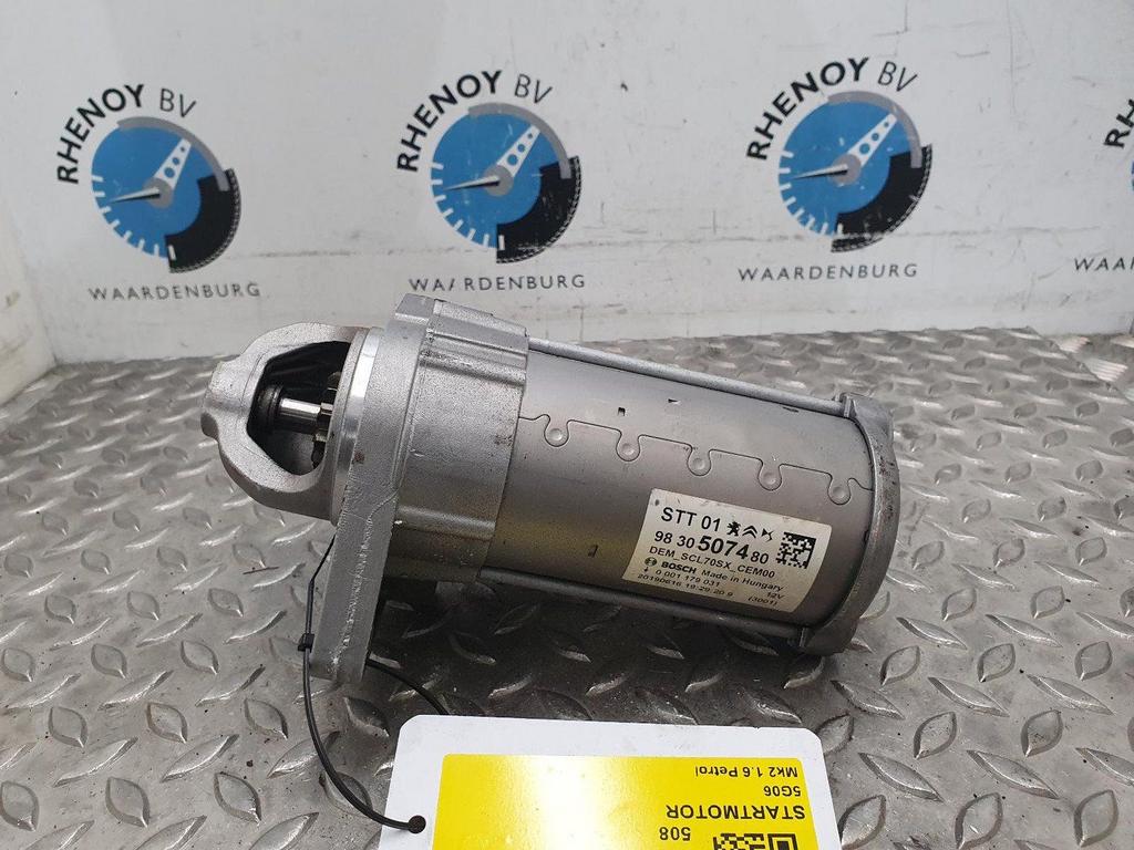 PEUGEOT 508 STARTMOTOR 2020, Ophalen of Verzenden, Gebruikt, Stiba lid