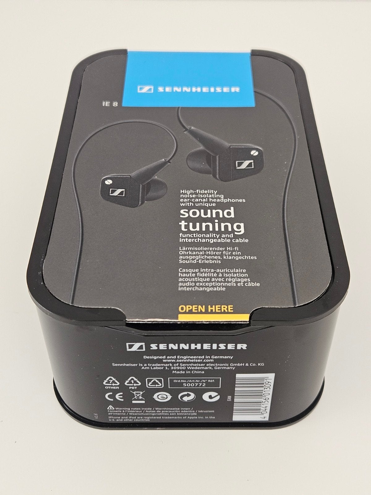 Sennheiser IE 8 In-Ear Headphones incl. alle accessoires, Audio, Tv en Foto, Koptelefoons, Draagtas/etui, In-ear, Gebruikt, Sennheiser