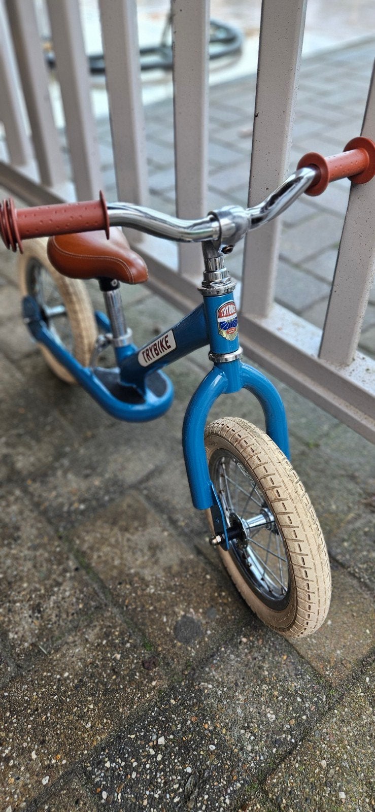 Trybike blauw, Ophalen, Gebruikt, Minder dan 16 inch