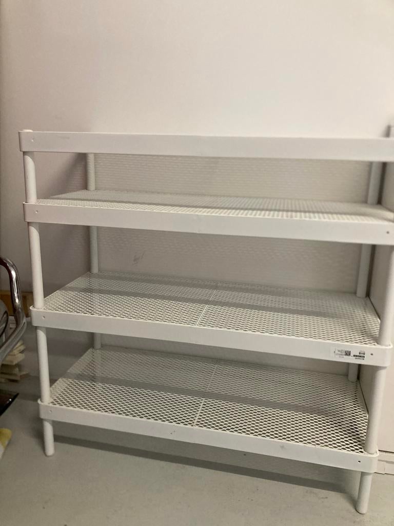IKEA MACKAPÄR schoenenrek/opbergrek wit, Huis en Inrichting, Ophalen, Zo goed als nieuw