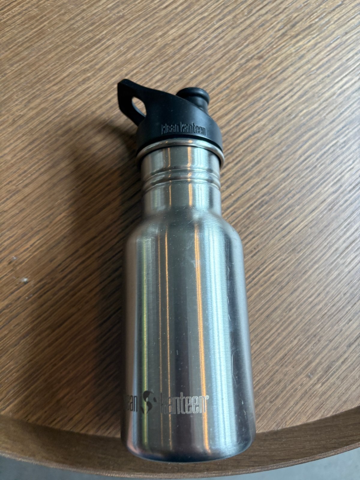 Klean Kanteen RVS drinkfles - Duurzaam en stijlvol, Overige typen, Zilver, Ophalen of Verzenden, Zo goed als nieuw