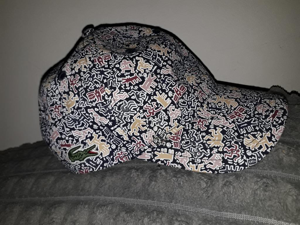 Lacoste x Keith Haring Pet - Zo goed als nieuw, Verzenden, One size fits all, Lacoste x Keith Haring, Pet