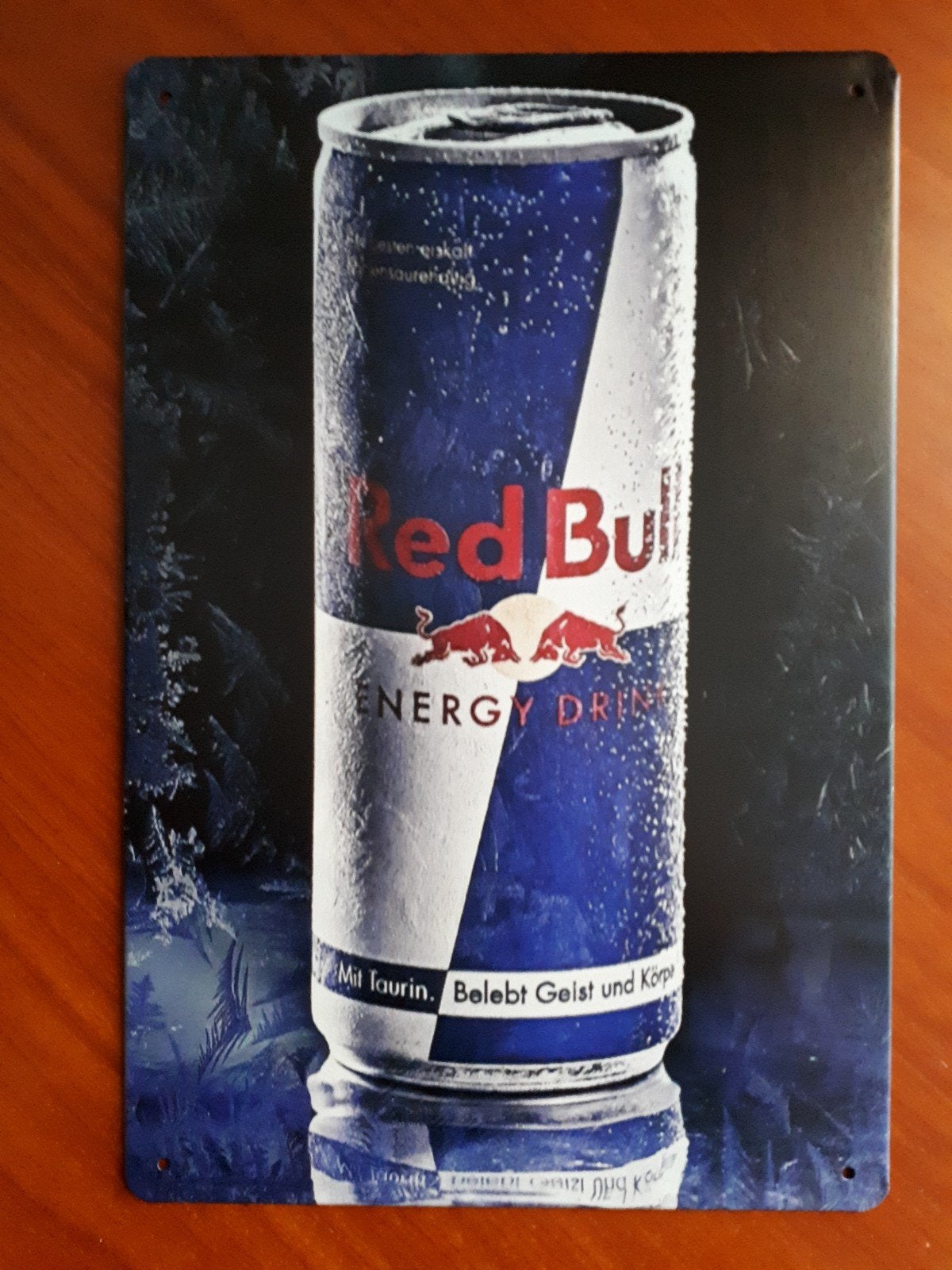 Red Bull 20x30 cm Metalen Reclamebord, Verzamelen, Merken en Reclamevoorwerpen, Verzenden, Nieuw, Reclamebord