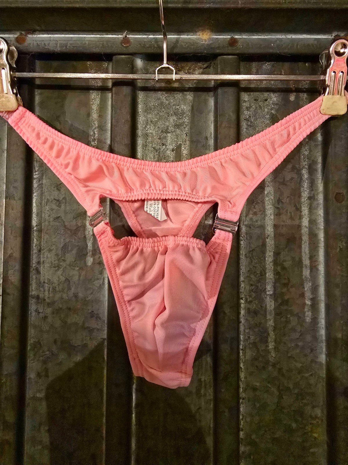 Roze String met Metalen Details, Verzenden, Roze