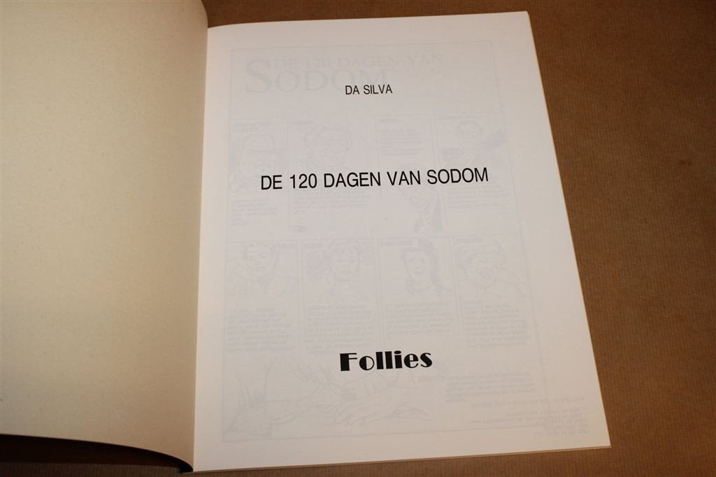 De 120 Dagen van Sodom — Erotisch Stripalbum Follies 22, Eén stripboek, Ophalen of Verzenden, Zo goed als nieuw