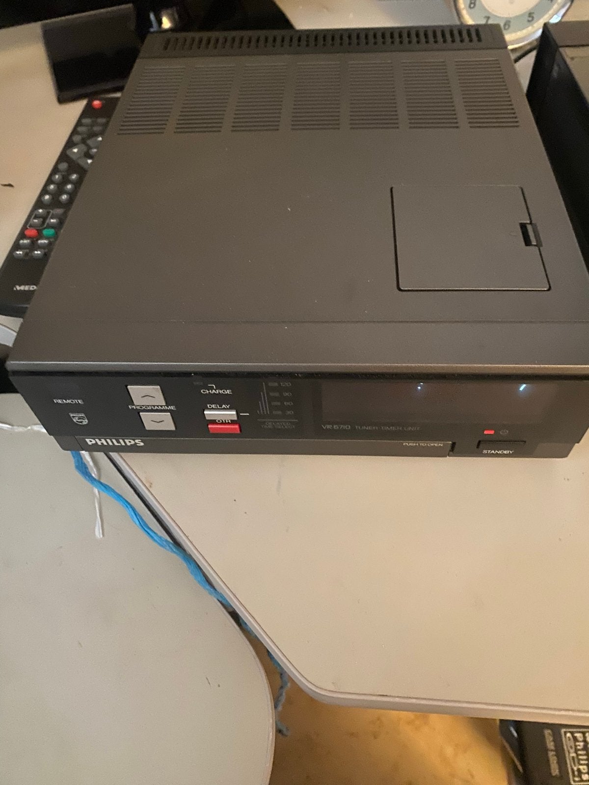 Philips VR6711 VHS Portable Video Cassette Recorder, Ophalen, Gebruikt, VHS-speler of -recorder