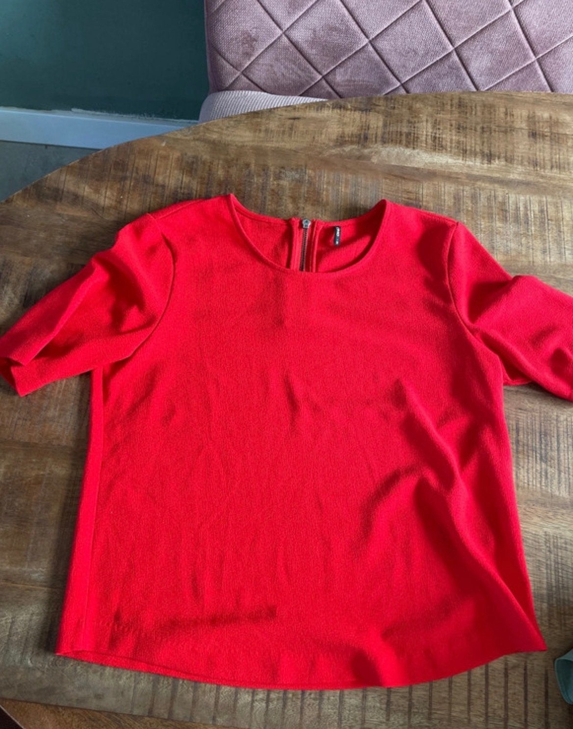 Only blouse met rits, maat 38, zo goed als nieuw, Ophalen of Verzenden, Zo goed als nieuw, Maat 38/40 (M), Rood