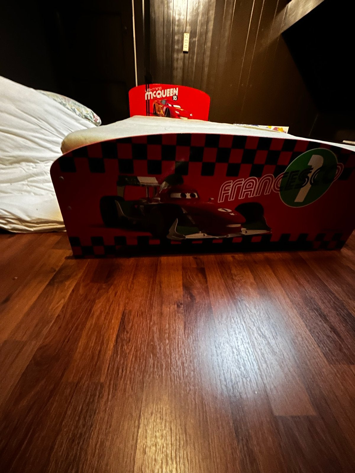 Eenpersoonsbed Cars Lightning McQueen 200x80cm, Ophalen, Gebruikt, Eenpersoons, 80 cm