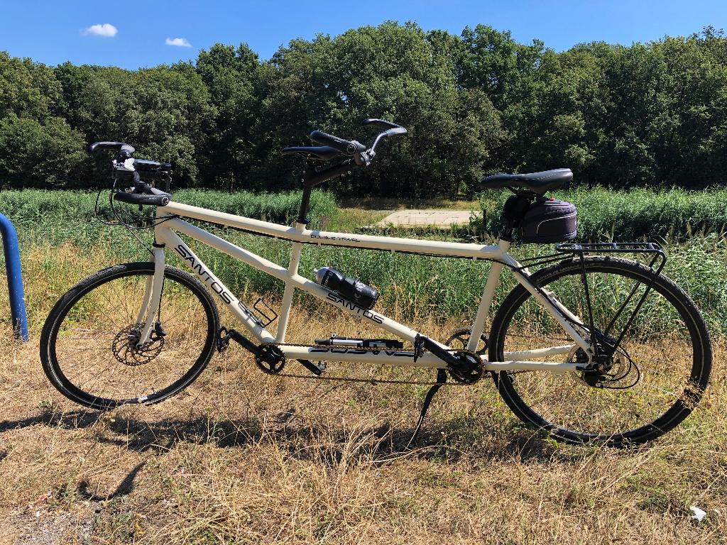 Santos Double Travel tandem, Rohloff disc naaf – maat L, Fietsen en Brommers, Fietsen | Tandems, Gebruikt, 10 tot 15 versnellingen