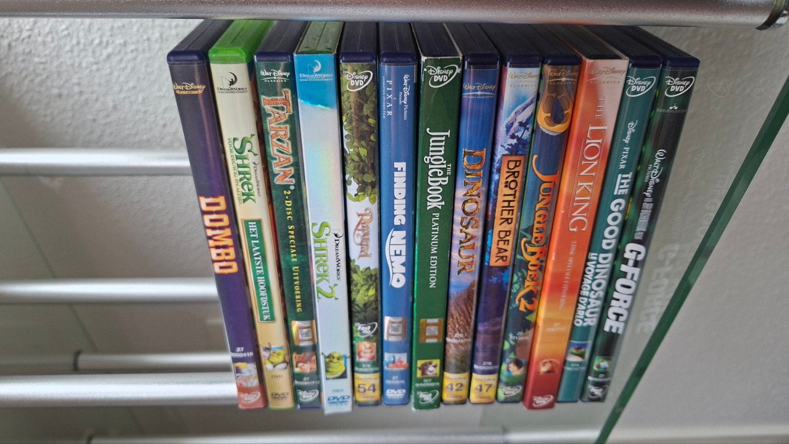 13 Disney DVD's en CD-rek te koop, Cd's en Dvd's, Dvd's | Kinderen en Jeugd, Ophalen, Gebruikt, Animatie, Alle leeftijden