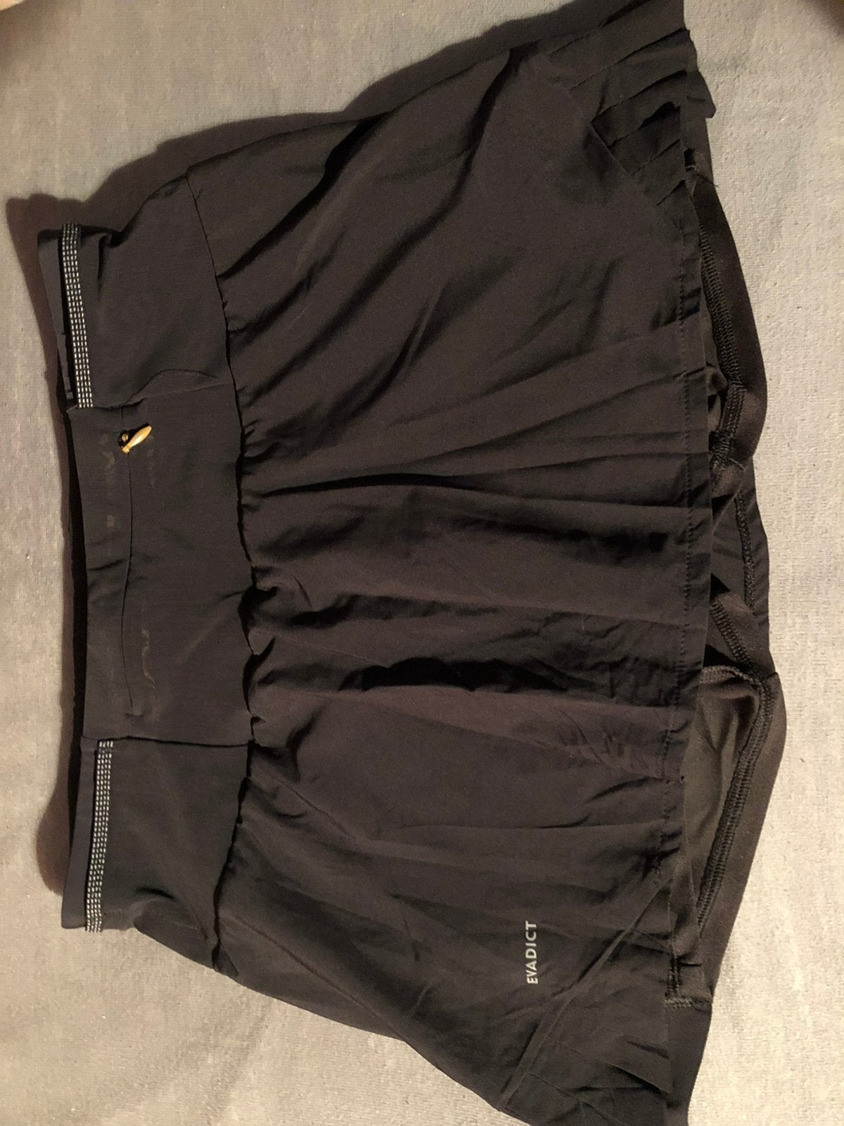 Zwart sportrokje met binnenbroekje - XS/S, Zwart, Ophalen of Verzenden, Zo goed als nieuw, Hardlopen of Fietsen