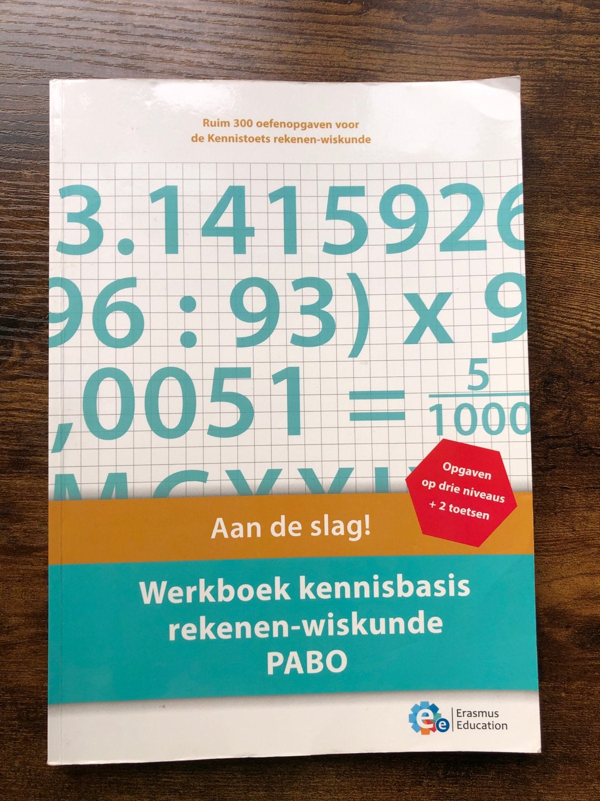 Werkboek kennisbasis rekenen-wiskunde PABO, Boeken, Ophalen of Verzenden, Beta, Zo goed als nieuw, HBO