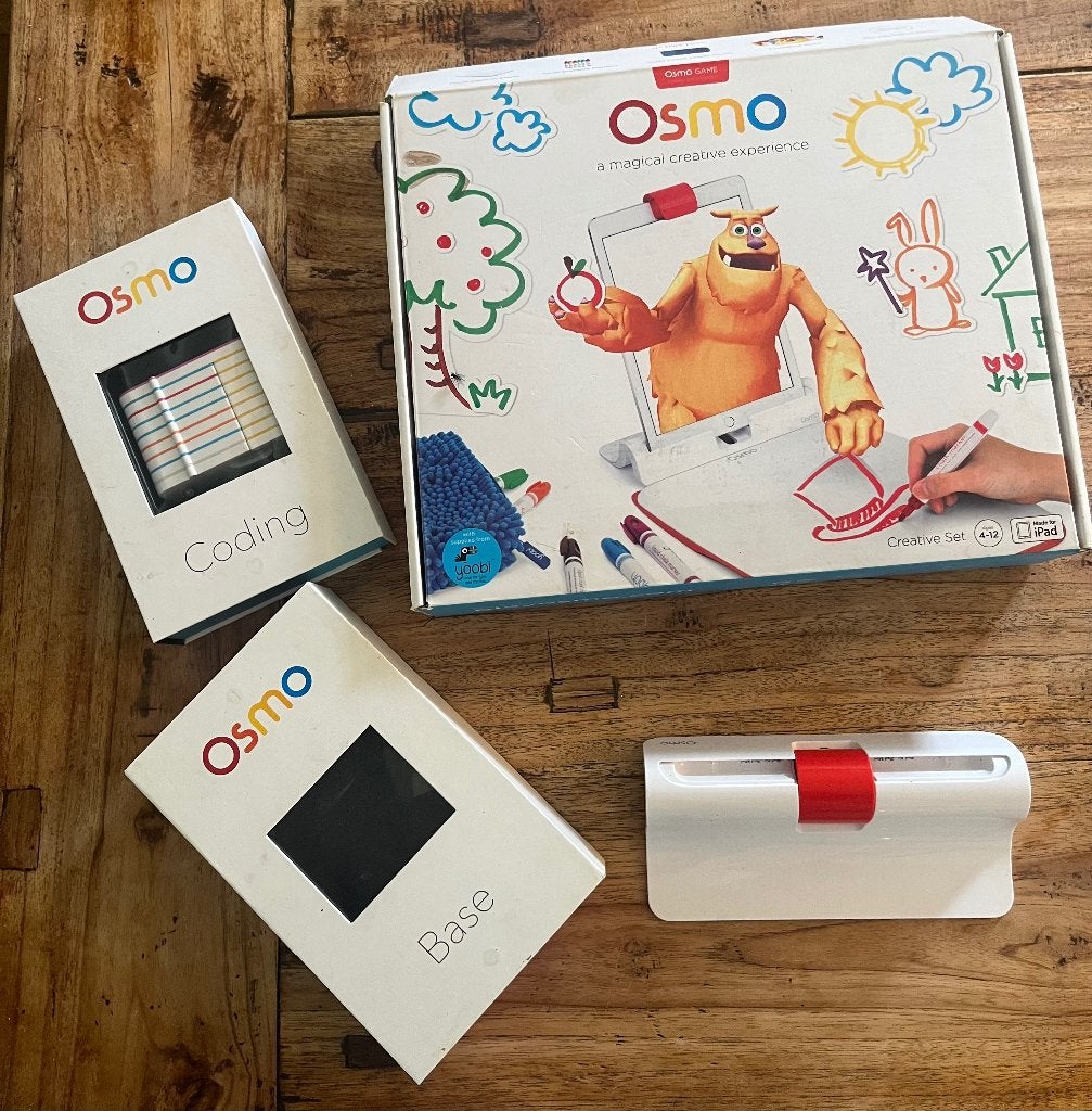 Osmo base, coding, creative plus starter kit met extra’s, Kinderen en Baby's, Speelgoed | Educatief en Creatief, Ophalen, Gebruikt