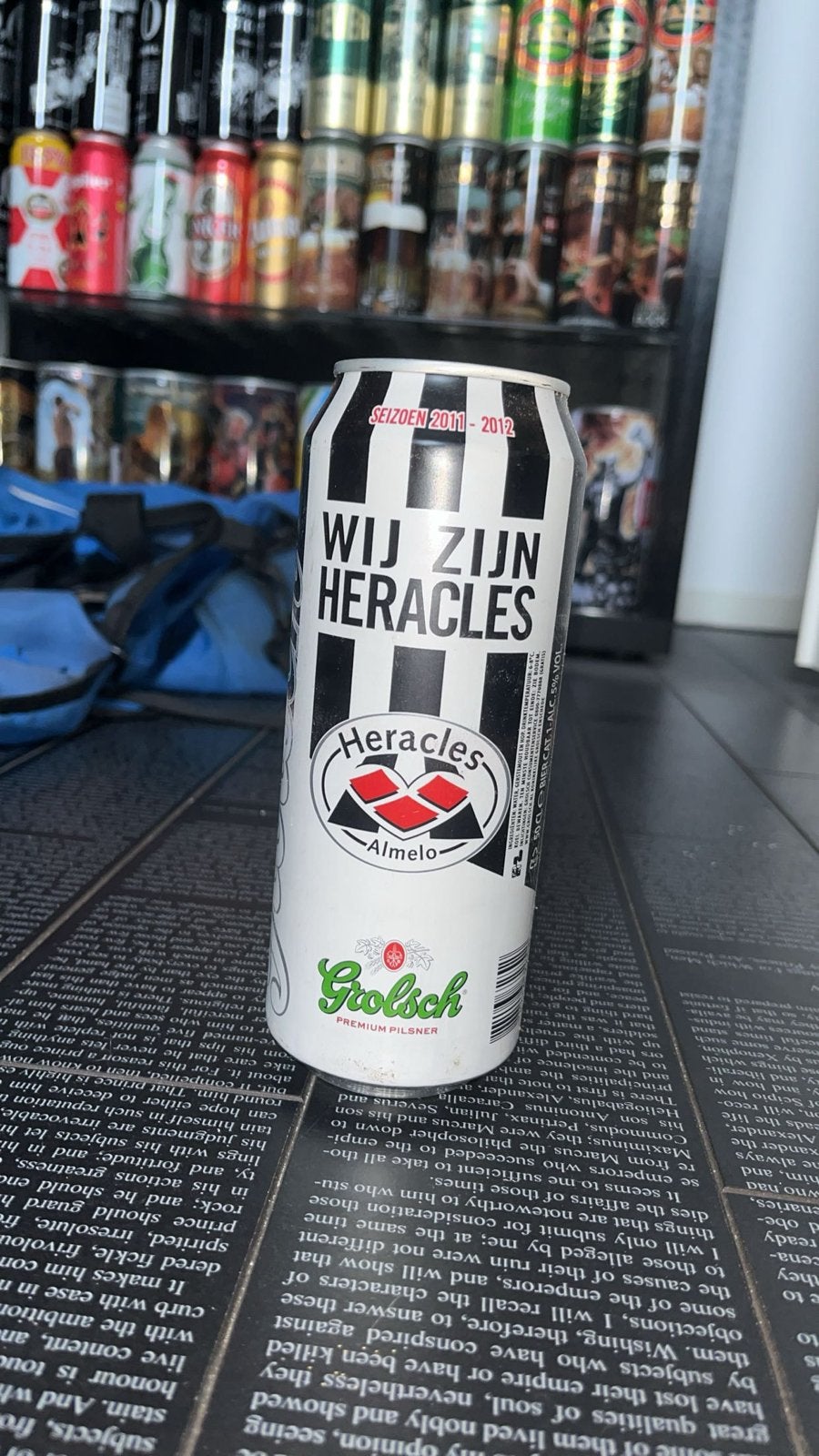 Grolsch Heracles Almelo Bierblik (vol), Verzenden, Gebruikt