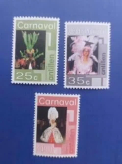 Postzegel Antillen 1977 PF Carnaval 13-08, Ophalen of Verzenden, Postfris
