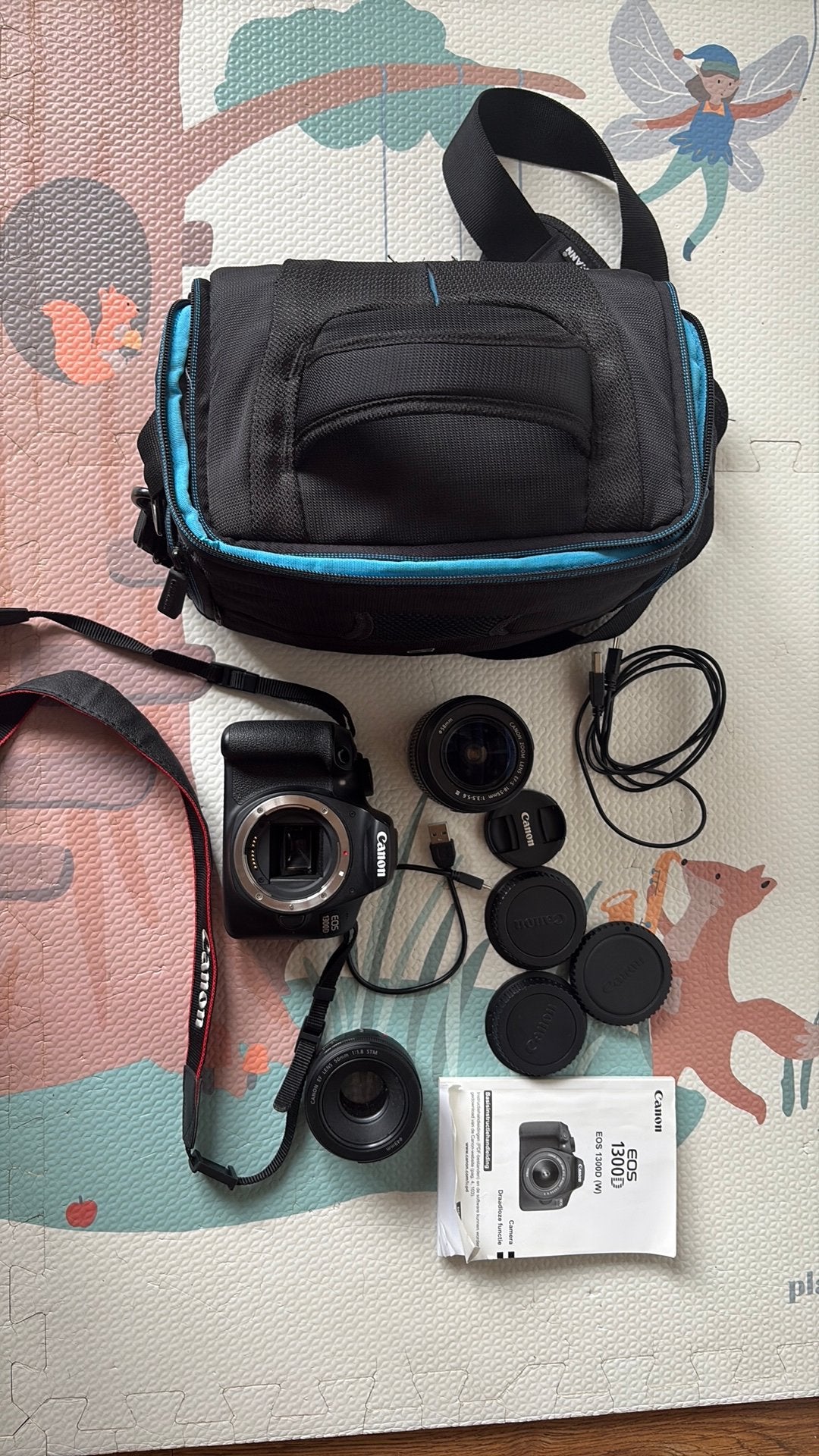 Canon eos 1300D, Audio, Tv en Foto, Fotocamera's Digitaal, Ophalen, Gebruikt, Canon