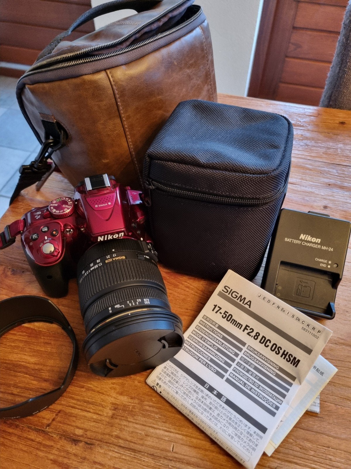 Nikon D5300 Spiegelreflexcamera met Sigma 17-50mm lens, Ophalen, Spiegelreflex, Zo goed als nieuw, Nikon