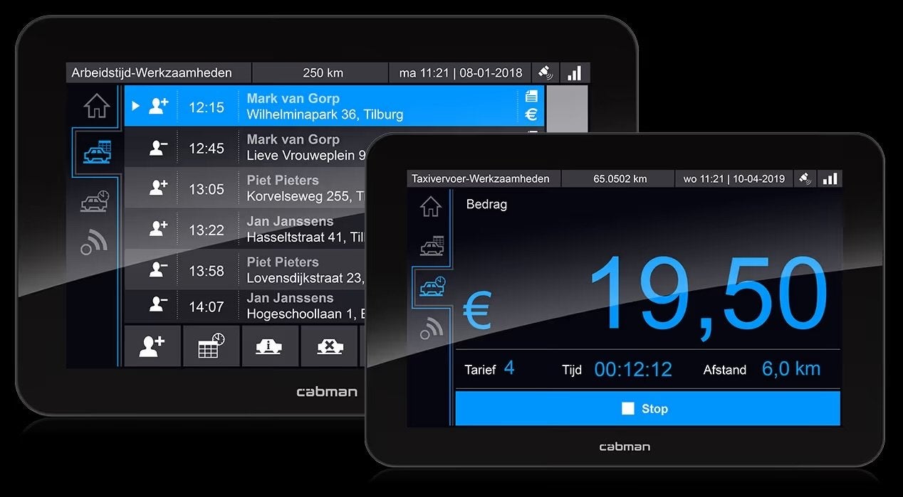 Cabman GO MDT Taximeter, Ophalen, Gebruikt