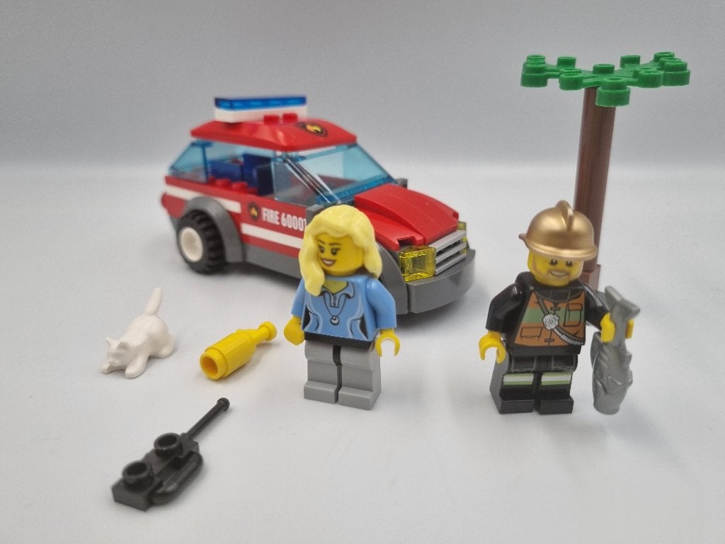 Lego City 60001 fire chief car, City, Lego, Ophalen of Verzenden, Zo goed als nieuw