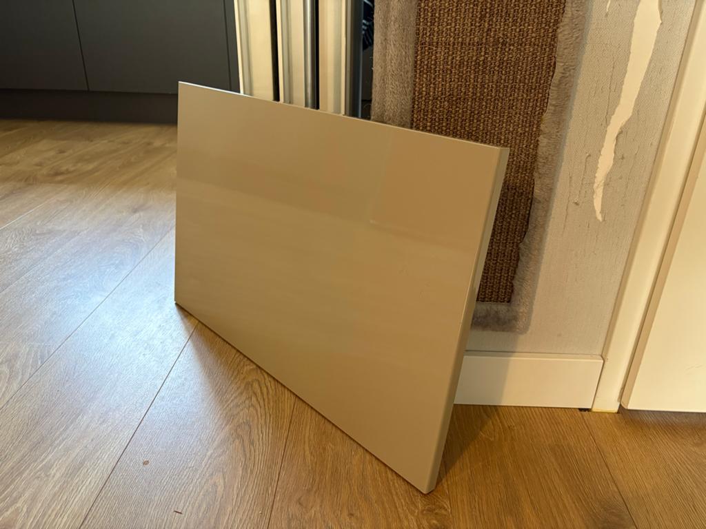 Ikea Besta Frontje Midden Groot Beige/taupe, Huis en Inrichting, Kasten | Overige, Ophalen, Gebruikt