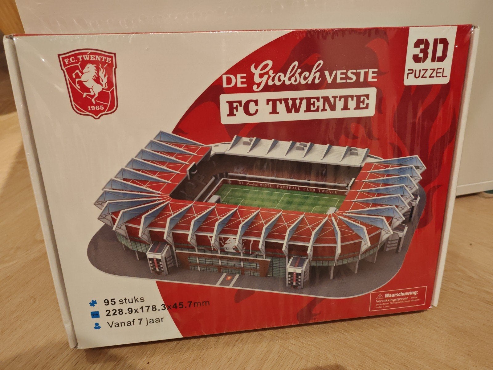 De Grolsch Veste 3D Puzzel - FC Twente Stadion, Ophalen of Verzenden, Nieuw, Rubik's of 3D-puzzel