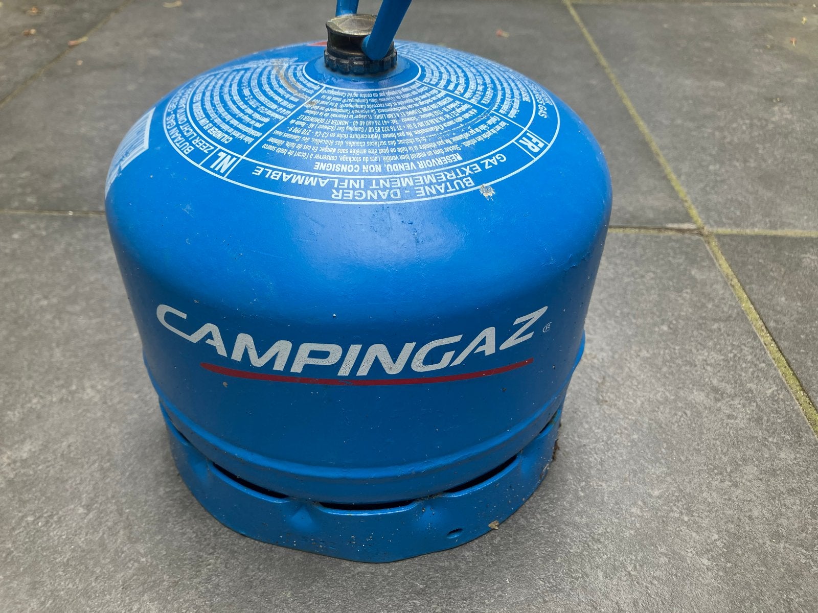 Campingaz 904 gasfles 1,8 kg (95% vol) met draaidop, Ophalen, Gebruikt