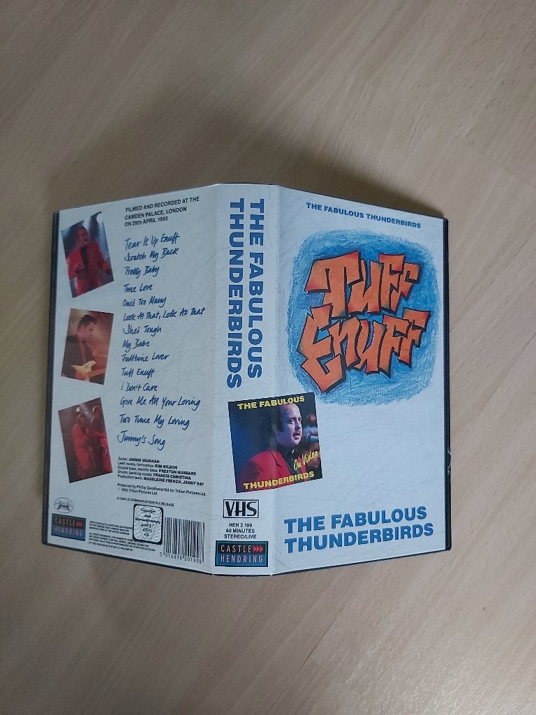 The Fabulous Thunderbirds Tuff Enuff VHS, Alle leeftijden, Muziek en Concerten, Ophalen of Verzenden, Zo goed als nieuw