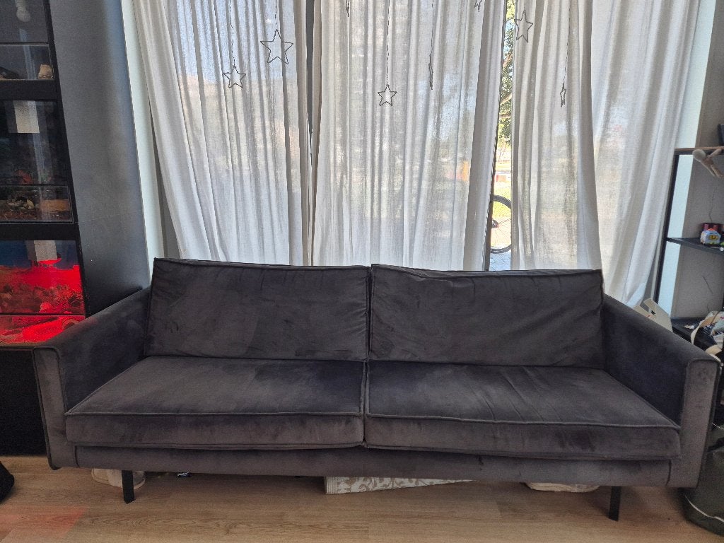 Fijne 3-zits bank, Ophalen, Driepersoons, 75 tot 100 cm, Rechte bank