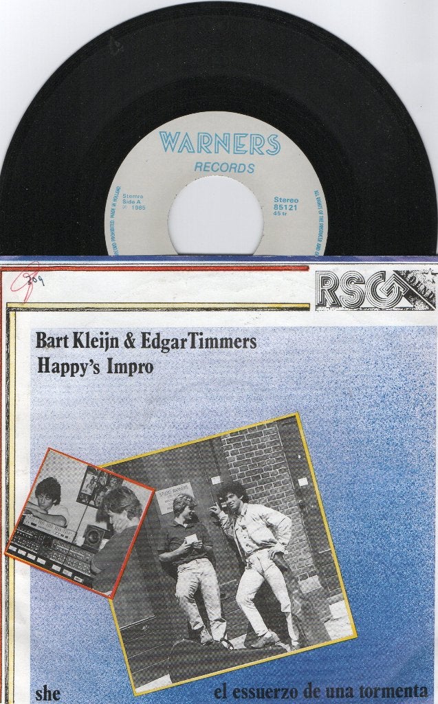 Bart Kleijn en Edgar Timmers - Happy's Impro, Ophalen of Verzenden, Zo goed als nieuw, 7 inch, Overige genres