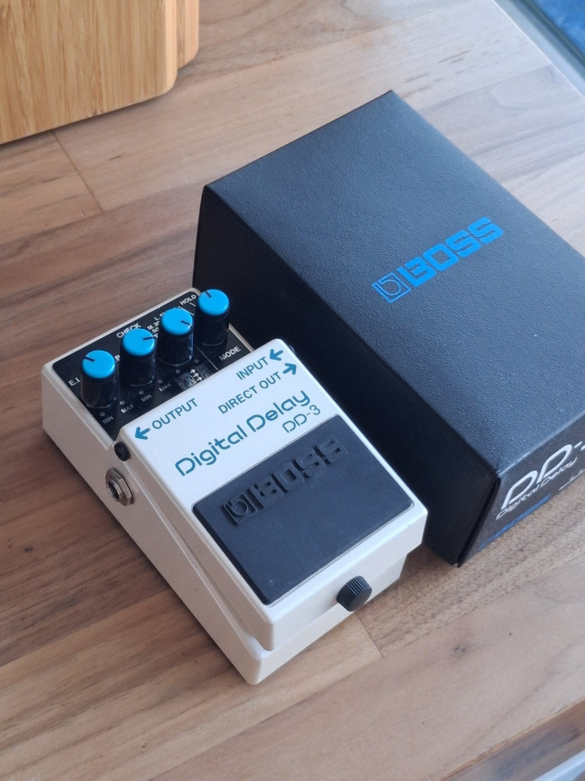 Boss DD-3 Digital Delay gitaarpedaal (nieuwstaat in doos), Ophalen of Verzenden, Zo goed als nieuw, Delay of Echo