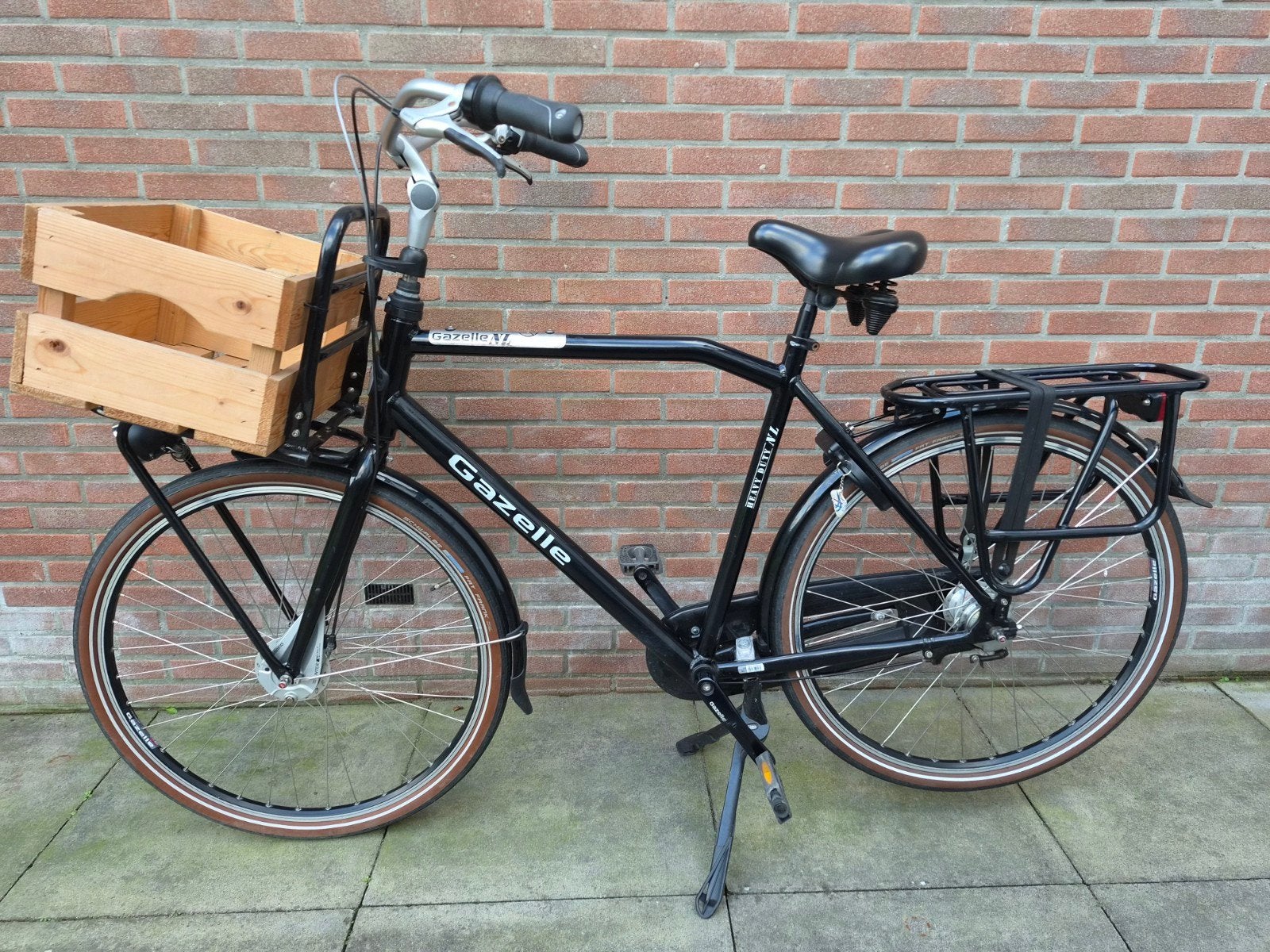 Gazelle transportfiets Heavy Duty framemaat 59, Fietsen en Brommers, Ophalen, Gebruikt, Versnellingen, 57 tot 61 cm