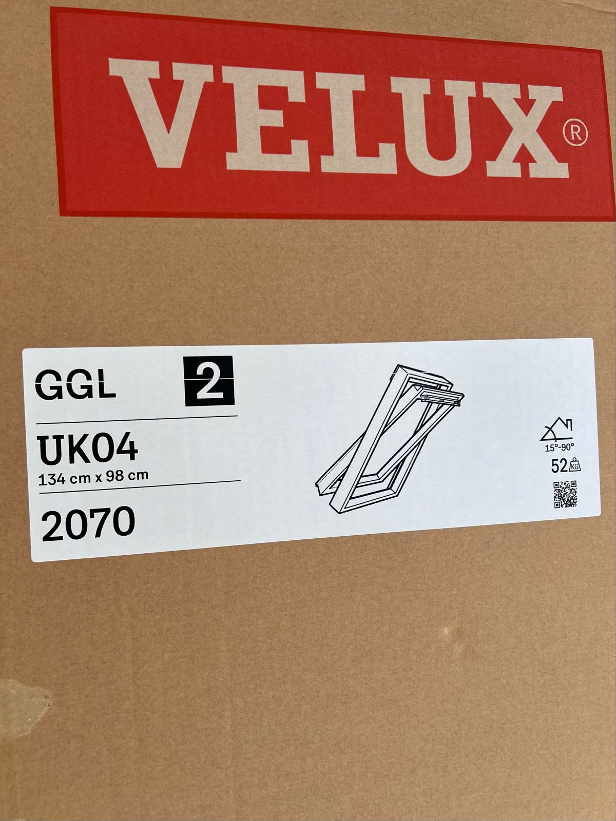 Velux GGL UK04 Dakraam inclusief gootstukken Nieuw in doos, Doe-het-zelf en Verbouw, Glas en Ramen, Ophalen, 80 tot 120 cm, 120 tot 160 cm