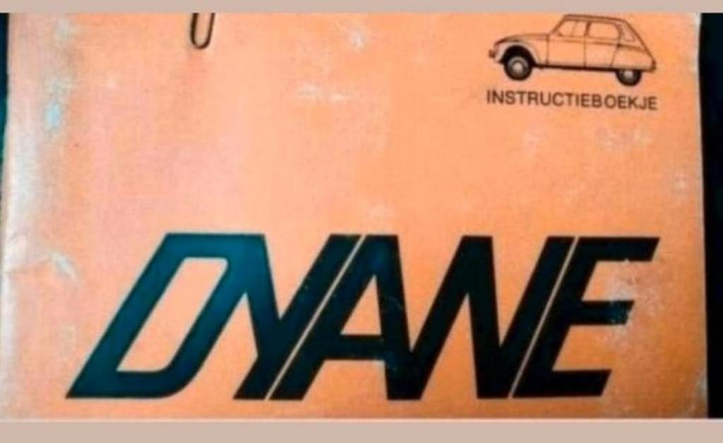 CITROEN DYANE instructieboekje nederlandstalig, Ophalen of Verzenden
