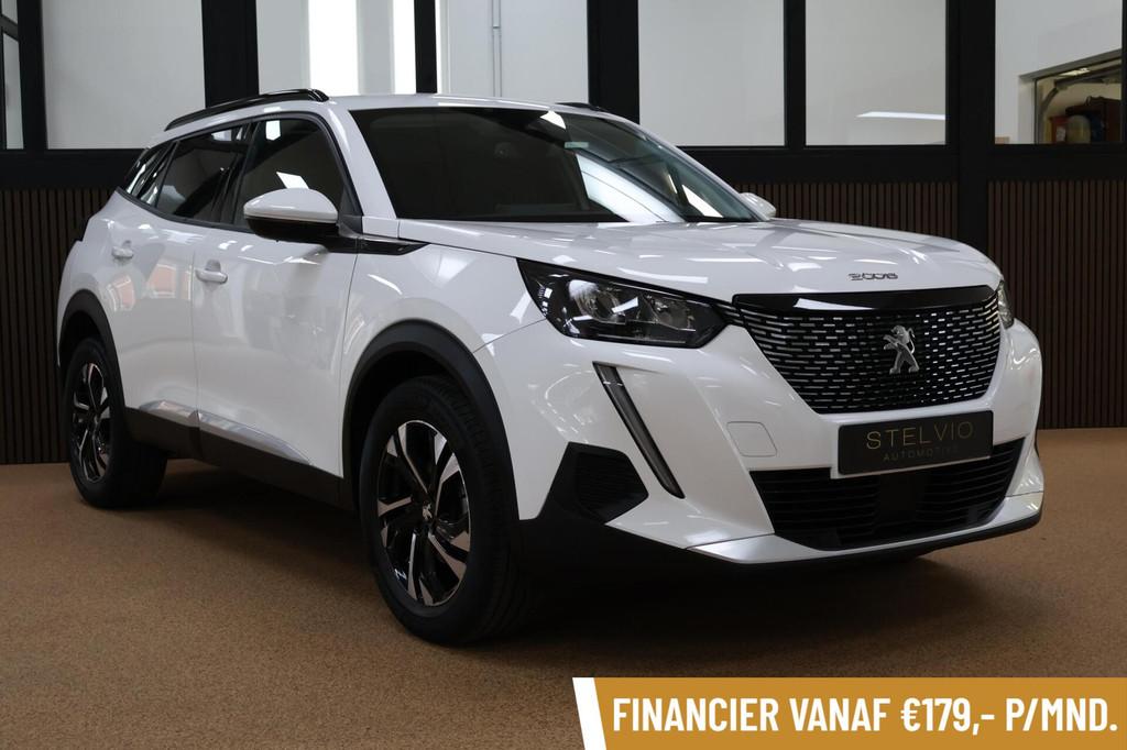 Peugeot 2008 1.2 PureTech Allure 2021 MOOI!, Auto's, 101 pk, 1199 cc, Met garantie (alle), Leder en Stof