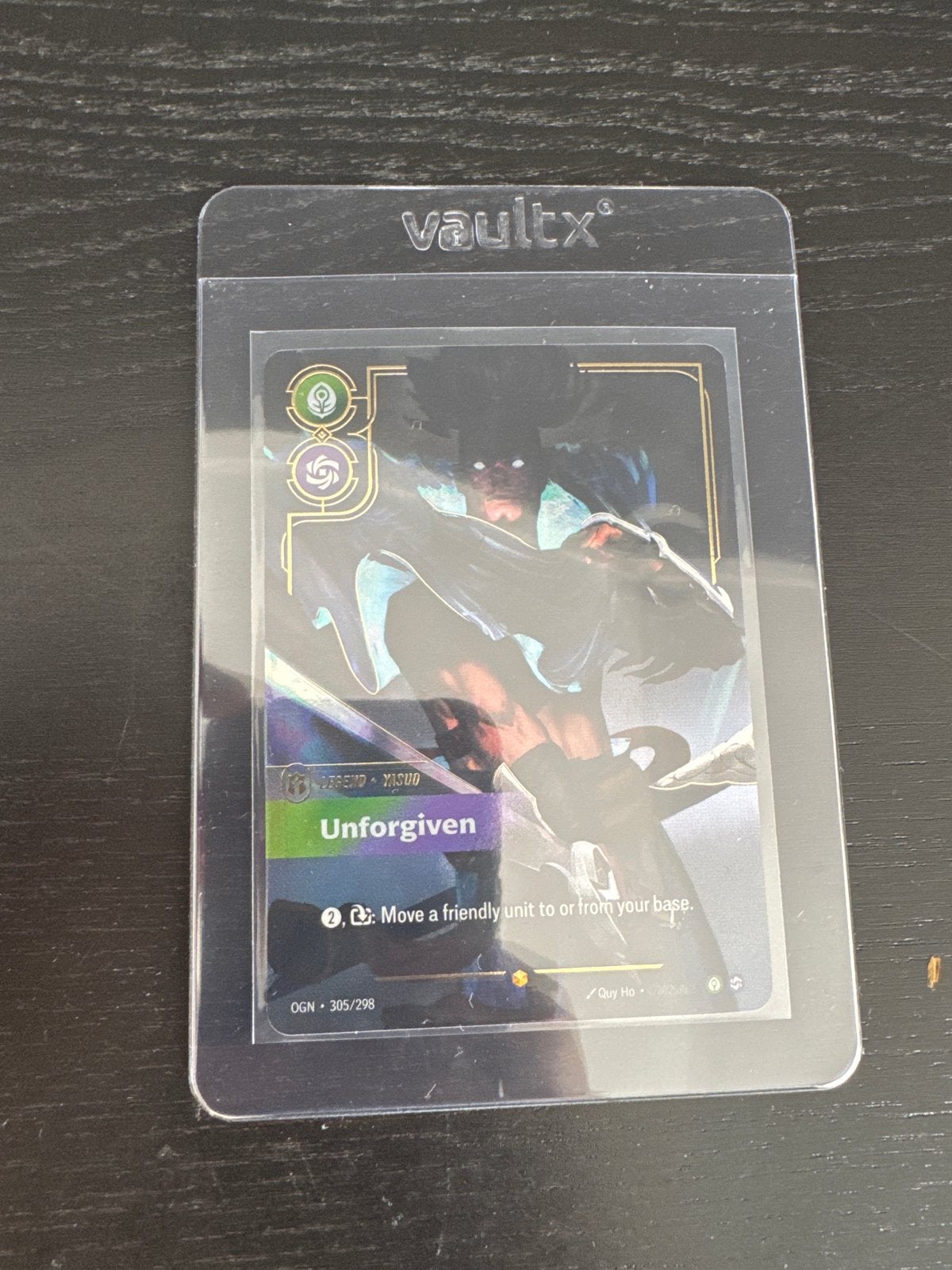 Riftbound League of Legends Unforgiven OGN 305/298 TCG kaart, Ophalen of Verzenden, Zo goed als nieuw, Losse kaart