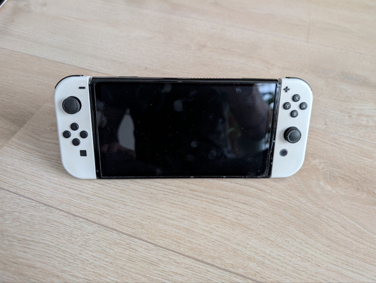 Nintendo Switch OLED met Nitro Deck, HDMI en adapter, Spelcomputers en Games, Ophalen of Verzenden, Gebruikt, Met 1 controller