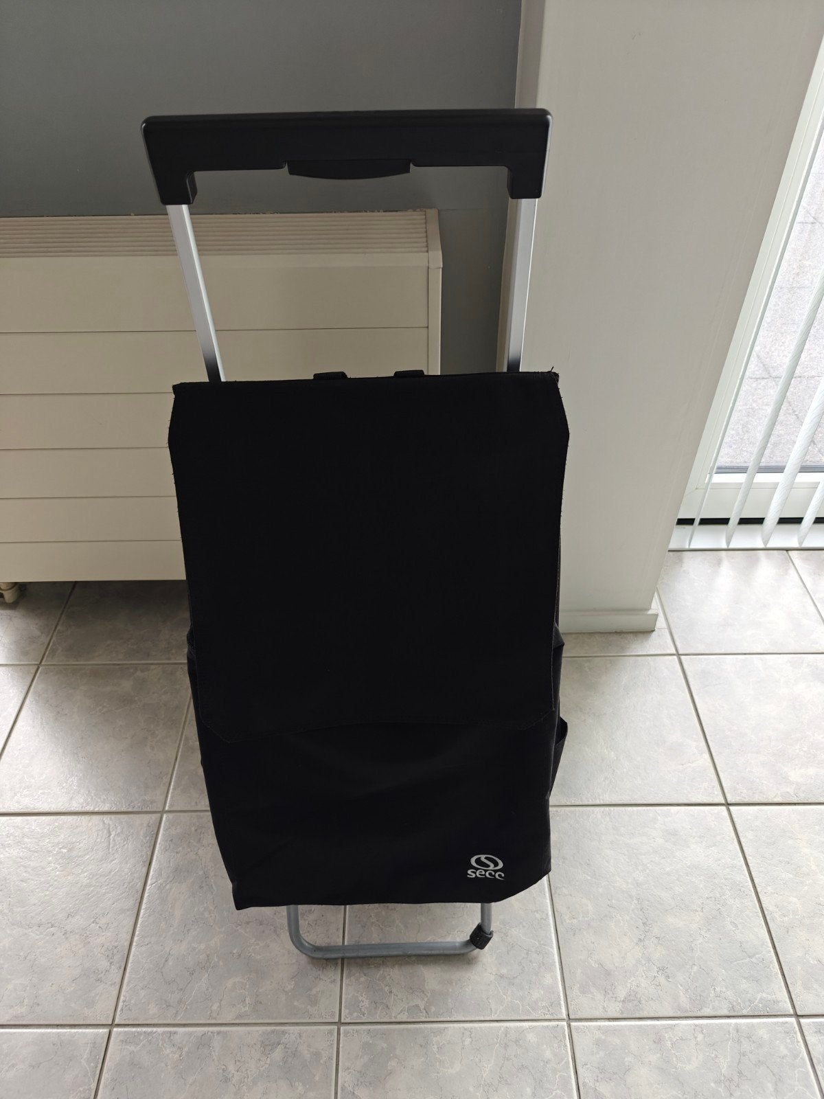 Boodschappenwagen zwart merk Secc, Ophalen, Gebruikt, Zwart, 75 cm of meer