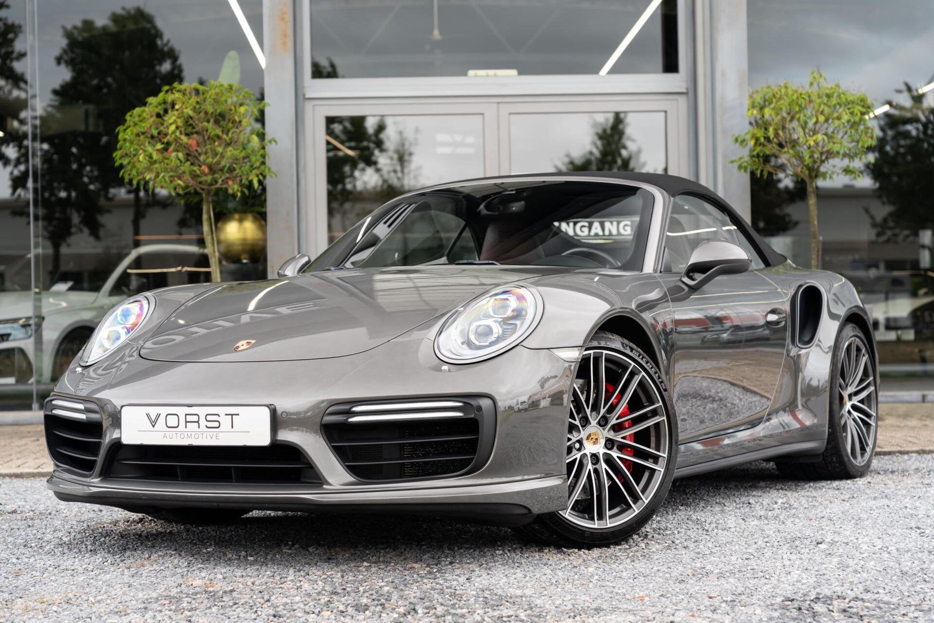 Porsche 911 Cabrio 3.8 Turbo Sport Chrono Bose, Auto's, Automaat, Gebruikt, Euro 6, Cabriolet