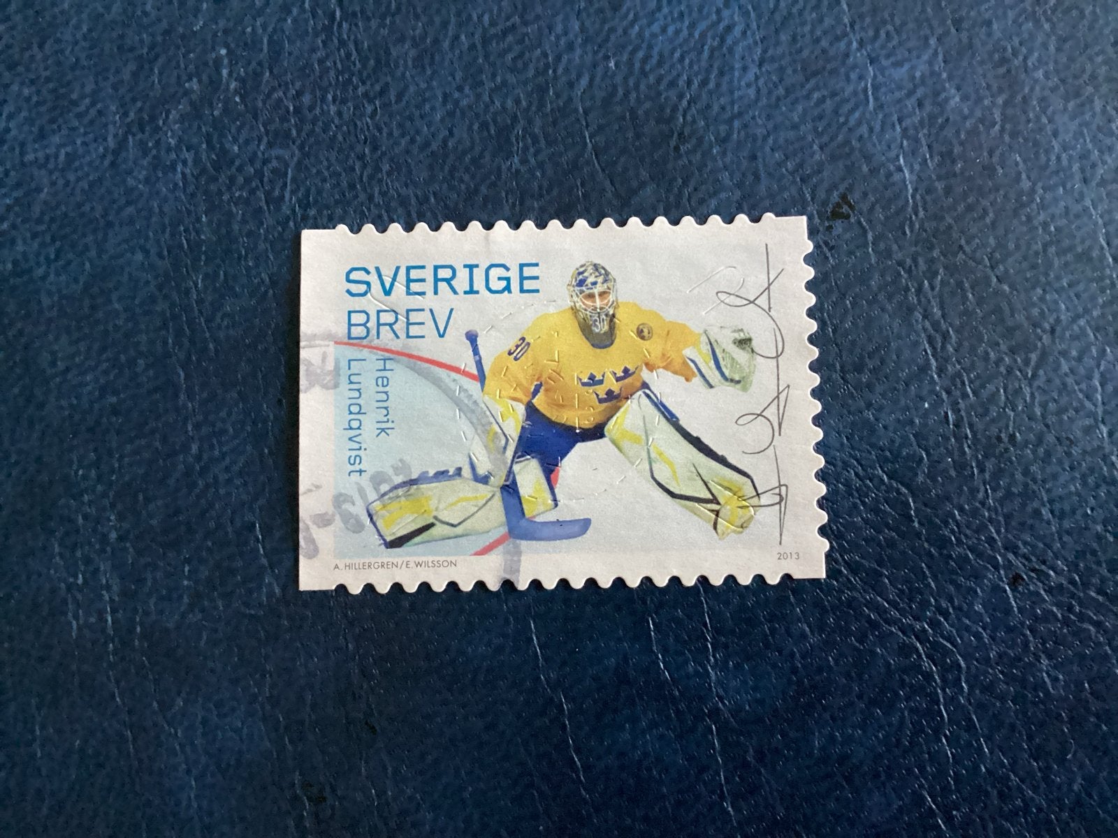 Zweden 2013- Mi.2926- Henrik Lundqvist, Verzenden, Zweden, Gestempeld