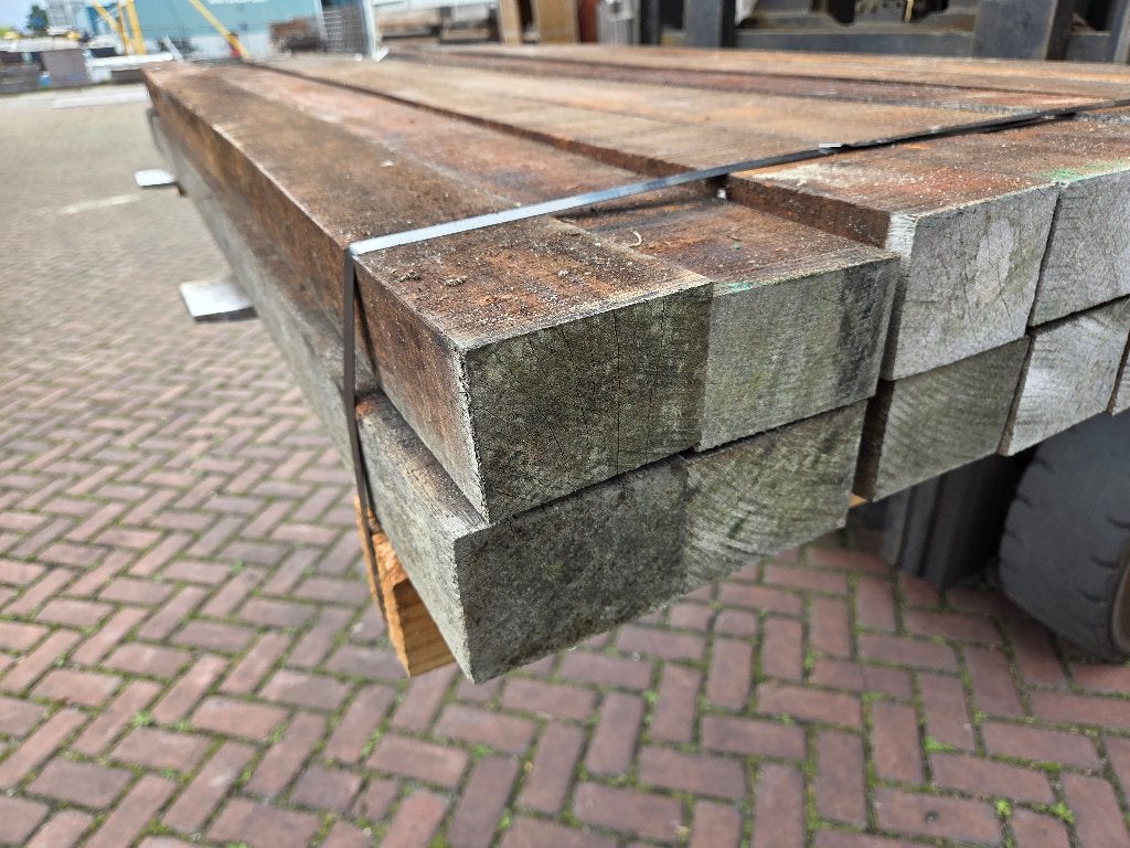 18 Hardhouten palen met punt 1.80 m lang - nr: HB5, Ophalen, Palen, Nieuw, Hardhout