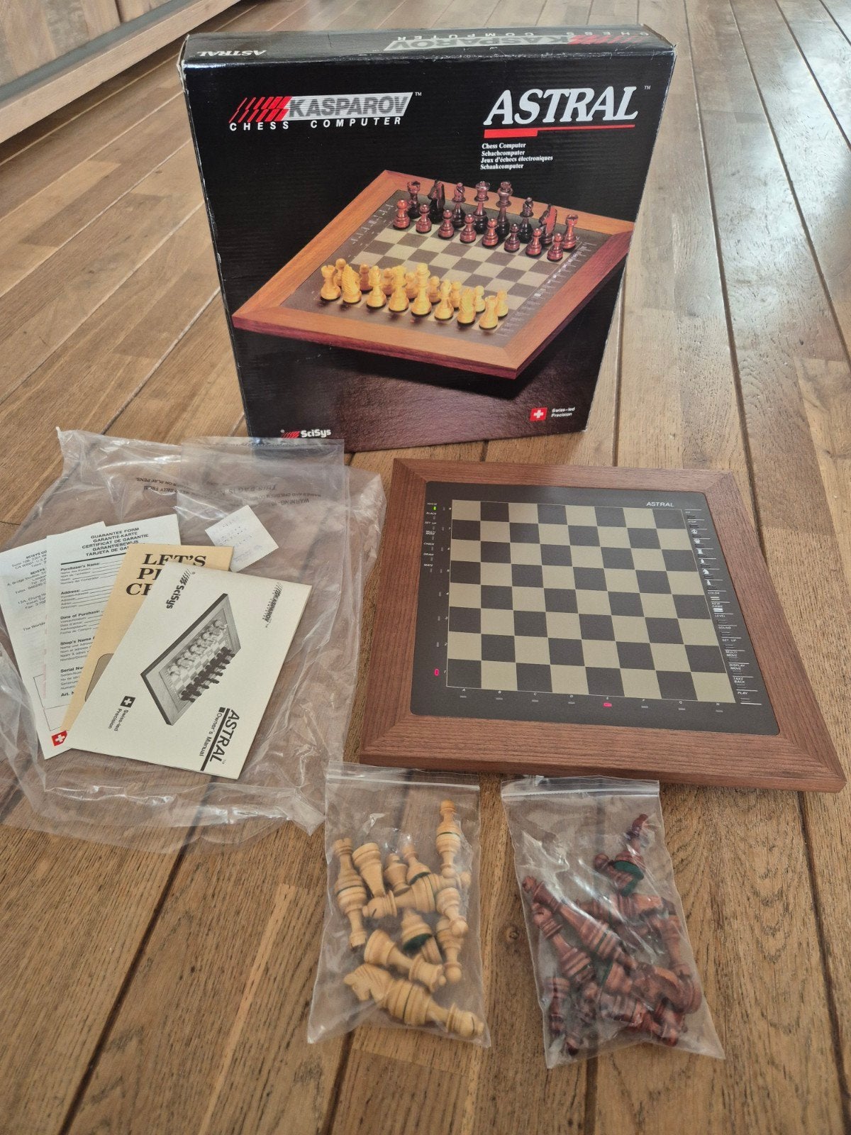 Kasparov Astral Schaakcomputer uit 1986 - Uitstekende staat, Een of twee spelers, Ophalen of Verzenden, Zo goed als nieuw, Kasparov