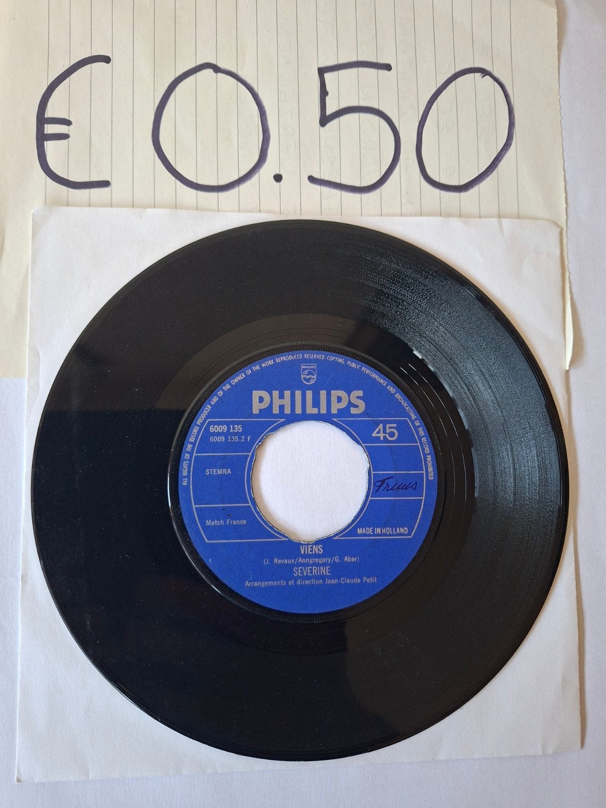 Severine, Cd's en Dvd's, Vinyl Singles, Ophalen of Verzenden, Gebruikt, 7 inch, Pop