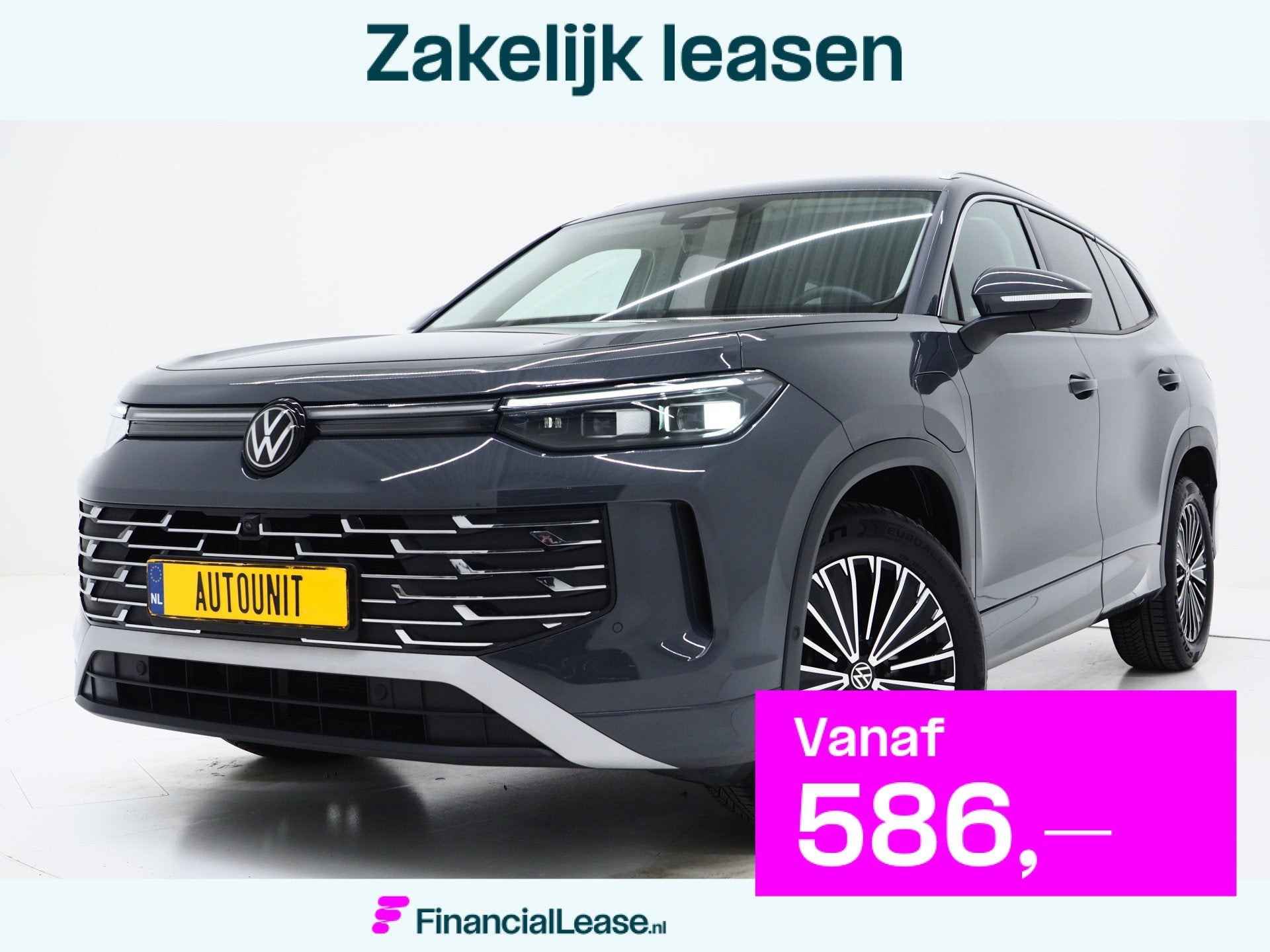 Volkswagen Tayron 1.5 eHybrid Elegance 204PK | Leder/Alcanta, 4 cilinders, Automatische klimaatregeling, Plug-in hybride, Bedrijf