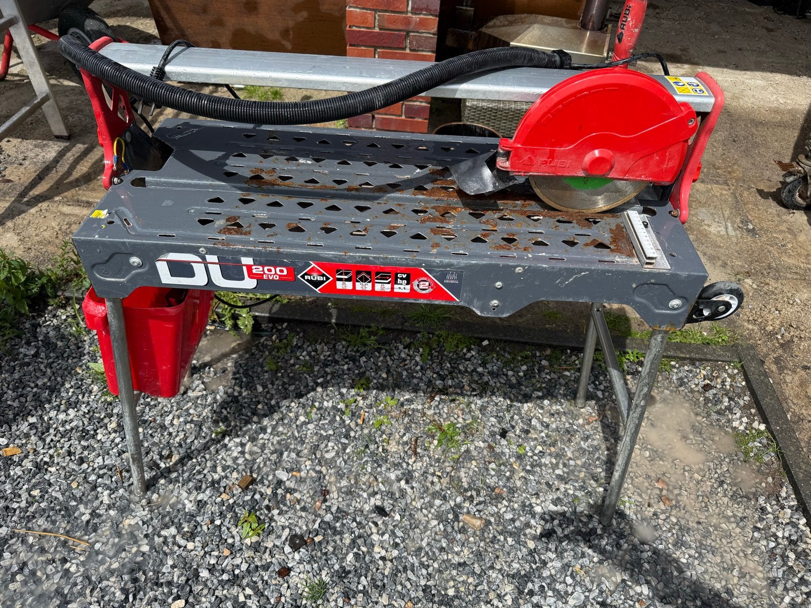 Rubi DU 200 EVO Tegelzaag - Gebruikt, Ophalen, Gebruikt, Cirkelzaag, 600 tot 1200 watt