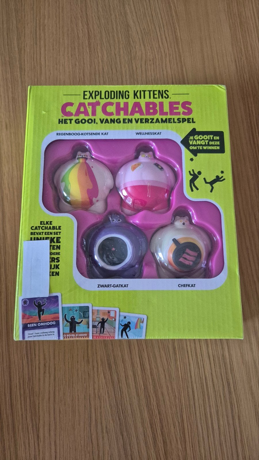 Exploding Kittens Catchables - Nieuw, Hobby en Vrije tijd, Gezelschapsspellen | Bordspellen, Drie of vier spelers, Ophalen of Verzenden