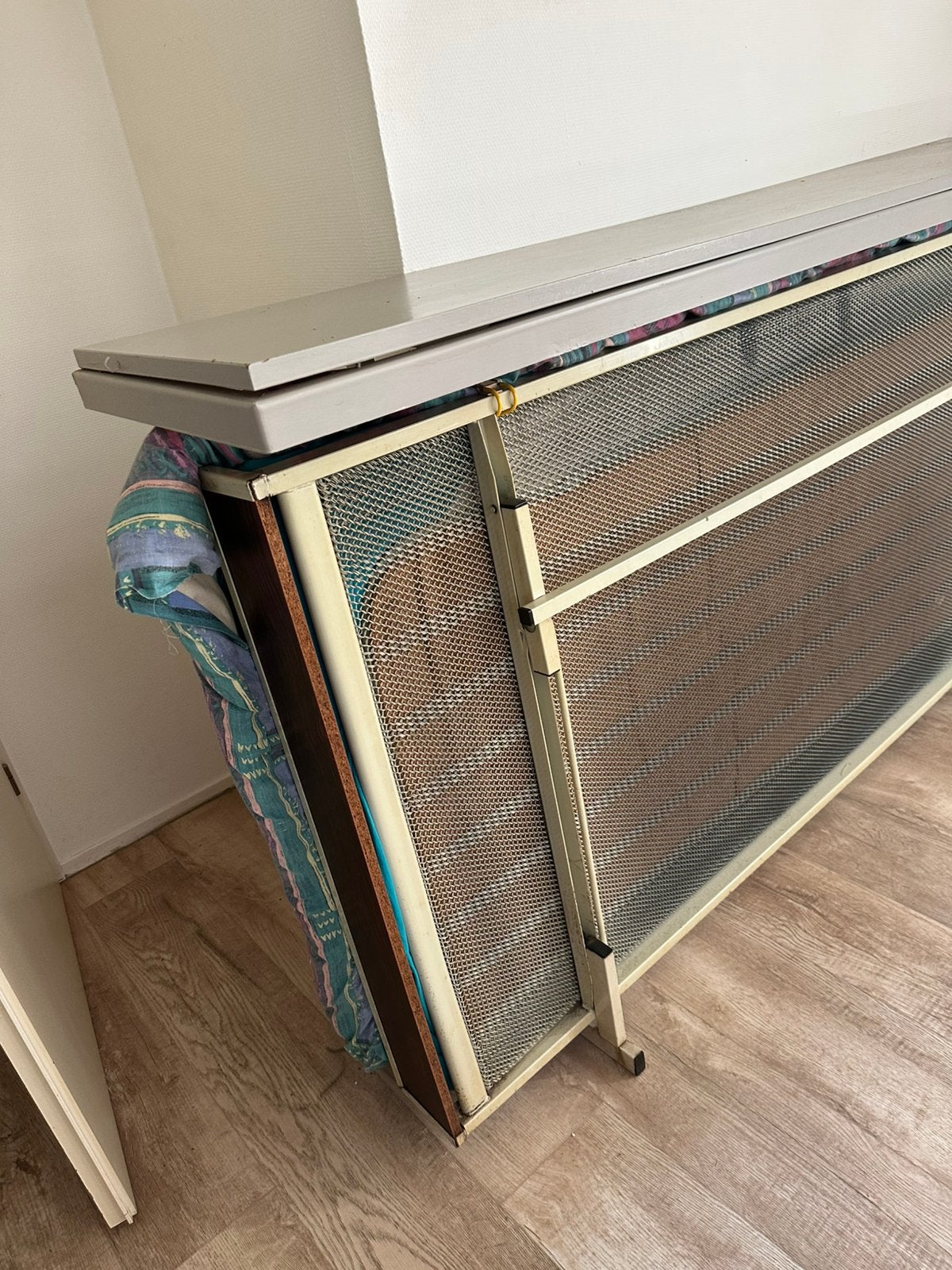 Eenpersoons opklapbed, Ophalen, Eenpersoons, 80 cm, Metaal