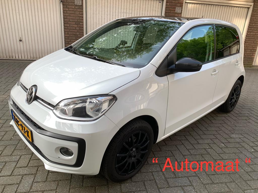 Volkswagen Up! AUTOMAAT”Airco,StoelVerwarming.Ell.ram.pdc, Stof, 840 kg, 4 stoelen, Wit