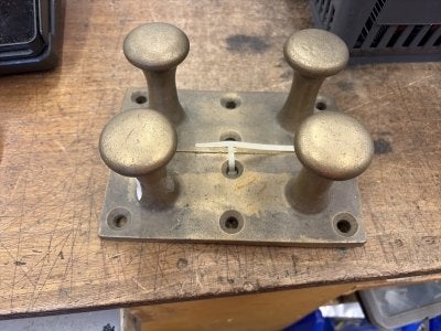 Set Messing bolders 190x70mm, Niet ingevuld, Gebruikt, Niet ingevuld, Niet ingevuld